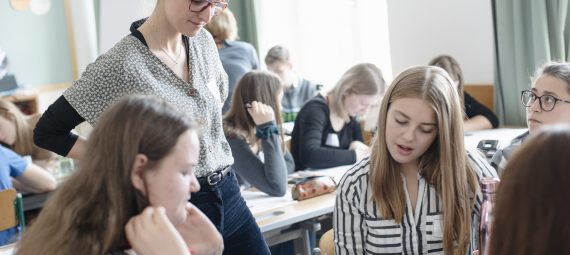 Klimawoche, 6a bei der Arbeit